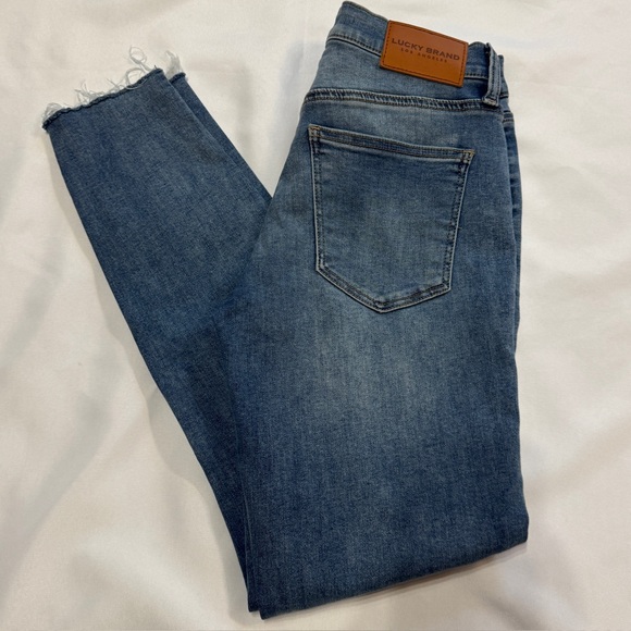Lucky Brand Mid Rise AVA Super Skinny Denim Jeans 4/27 4 Regular 27” waist - Picture 5 of 7